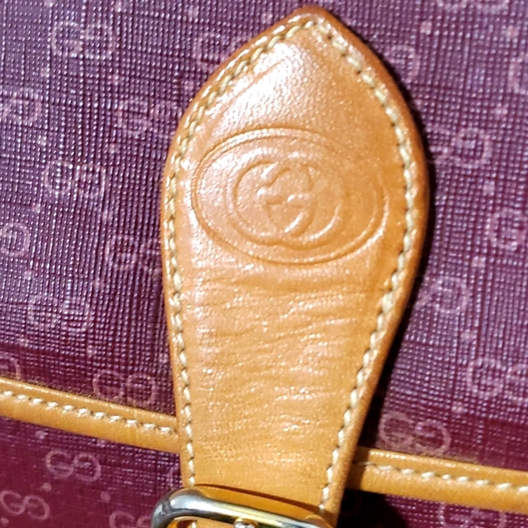 RARE VINTAGE GUCCI CROSSBODY BAG❤️💜 - Picture 9 of 17